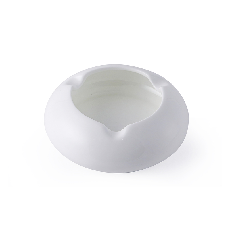 Porceletta Ivory Porcelain Ashtray - Al Makaan Store