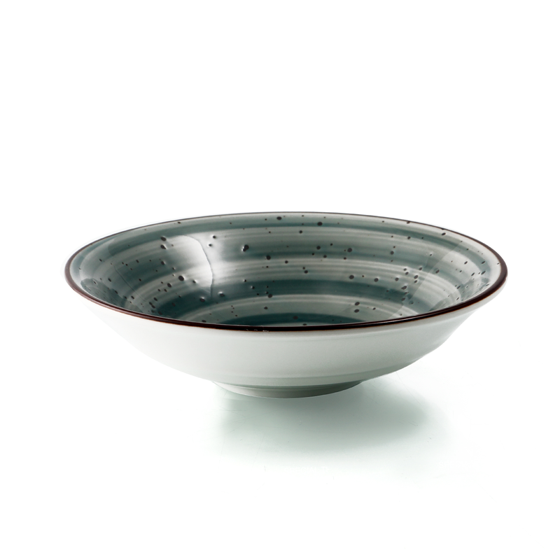 Porceletta Color Glaze Porcelain Salad Bowl - Al Makaan Store