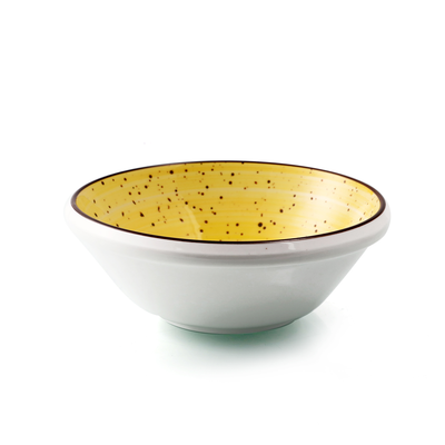 Porceletta Color Glaze Porcelain Mezza & Salad Bowl - Al Makaan Store