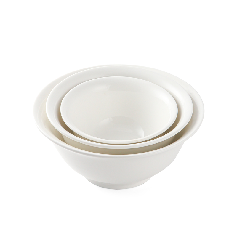 Porceletta Ivory Porcelain Sauce, Rice & Salad Bowl - Al Makaan Store
