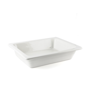 Porceletta Ivory Porcelain 1/1 Full Rectangular Chafing Dish Insert 6.5 cm - Al Makaan Store