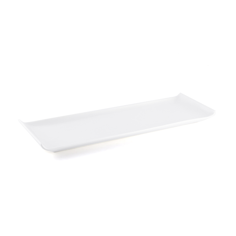 Porceletta Ivory Porcelain Sushi Narrow Plate - Al Makaan Store
