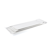 Porceletta Ivory Porcelain Sushi Narrow Plate - Al Makaan Store