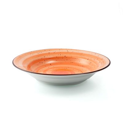 Porceletta Color Glaze Porcelain Soup Plate - Al Makaan Store