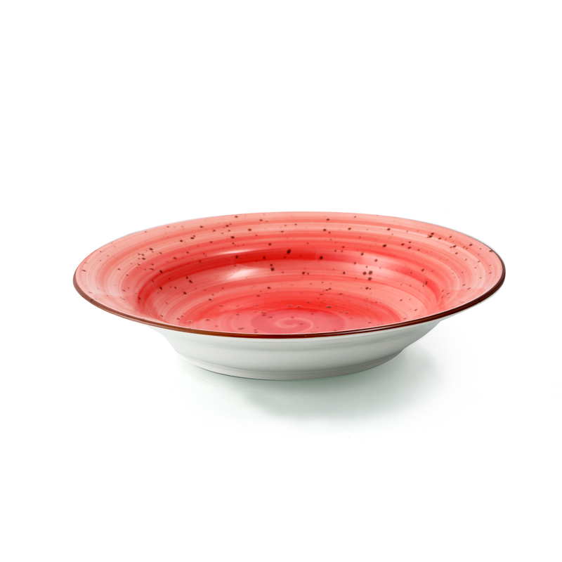 Porceletta Color Glaze Porcelain Soup Plate - Al Makaan Store