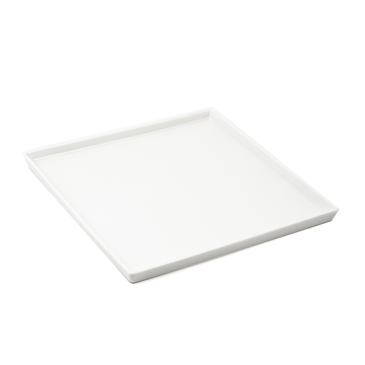 Porceletta Ivory Porcelain Square Plate - Al Makaan Store