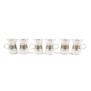 Porceletta Ivory 51 Piece Tea & Coffee Serving Set Golden Pattern - Al Makaan Store