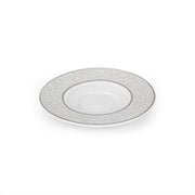 Porceletta Ivory 27 Piece Tea & Coffee Serving Set Silver Design - Al Makaan Store