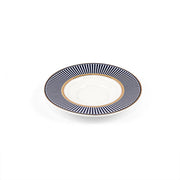 Porceletta Ivory 27 Piece Tea & Coffee Serving Set Blue Lines Designs - Al Makaan Store