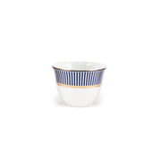 Porceletta Ivory 51 Piece Tea & Coffee Serving Set Blue Lines Designs - Al Makaan Store