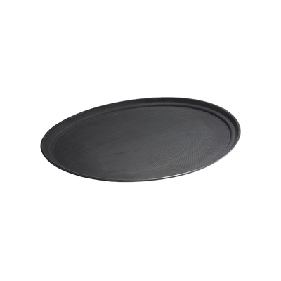Vague Oval Non Slip Plastic Tray with Rubber - Al Makaan Store