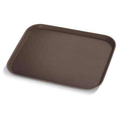 Vague Rectangular Non Slip Plastic Tray with Rubber - Al Makaan Store