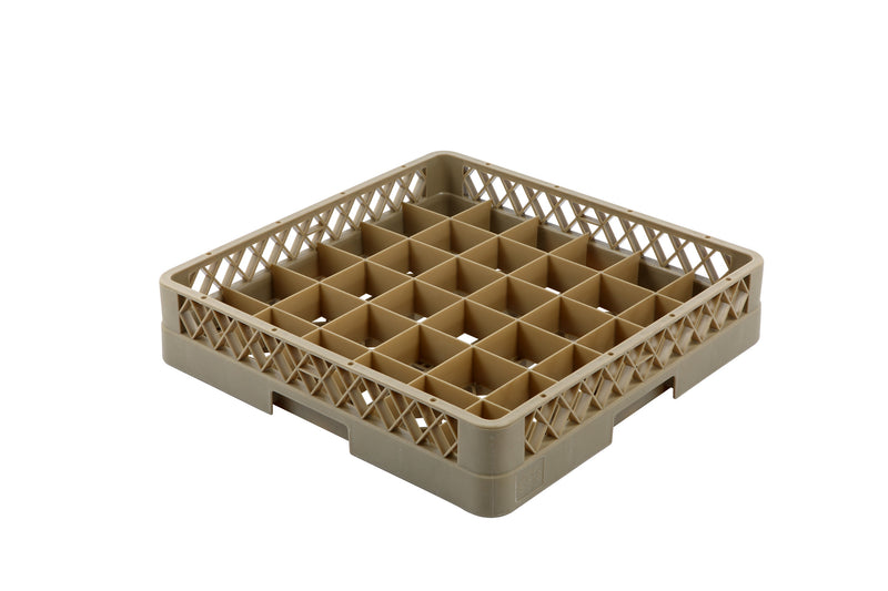 Jiwins Plastic Compartment Glass Rack Beige - Al Makaan Store