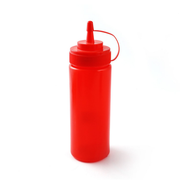 Plastic Squeezer Dispenser with Lid 350 ml - Al Makaan Store