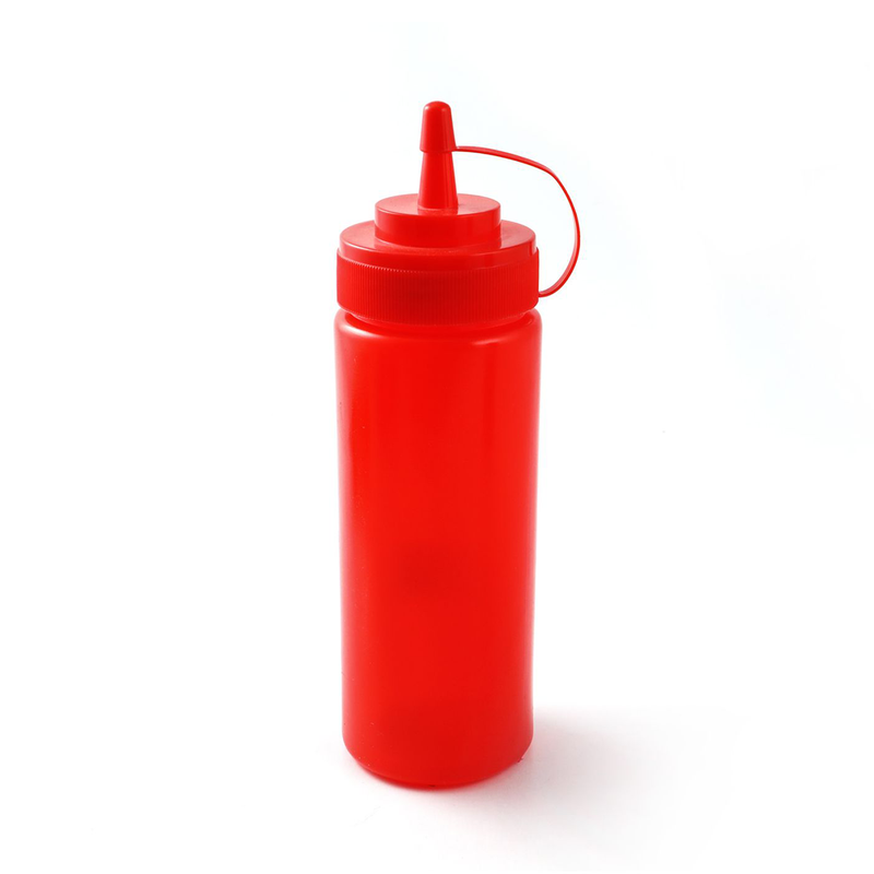 Plastic Squeezer Dispenser with Lid 350 ml - Al Makaan Store
