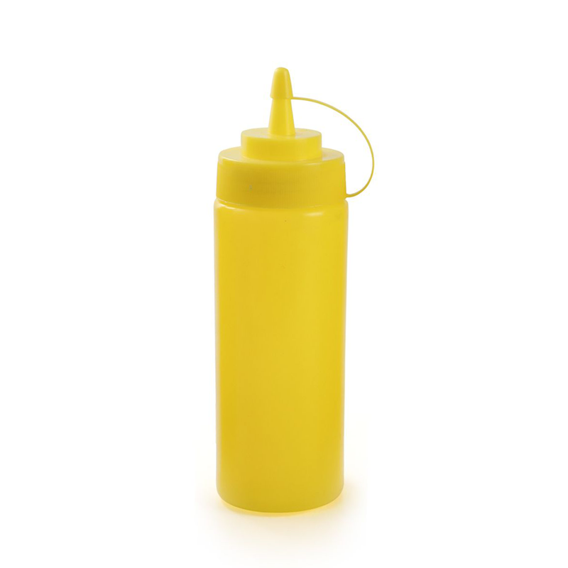 Plastic Squeezer Dispenser with Lid 350 ml - Al Makaan Store
