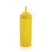 Plastic Squeezer Dispenser with Lid 350 ml - Al Makaan Store