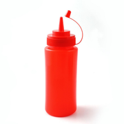 Plastic Squeezer Dispenser with Lid 450 ml - Al Makaan Store