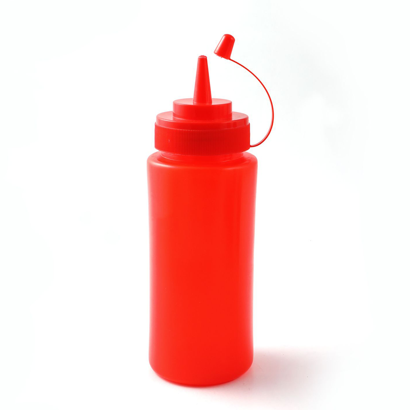 Plastic Squeezer Dispenser with Lid 450 ml - Al Makaan Store
