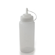 Plastic Squeezer Dispenser with Lid 450 ml - Al Makaan Store