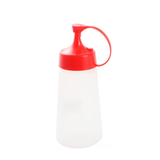 Plastic Squeezer Dispenser with Red Lid 240 ml - Al Makaan Store