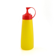 Plastic Squeezer Dispenser with Red Lid 450 ml - Al Makaan Store