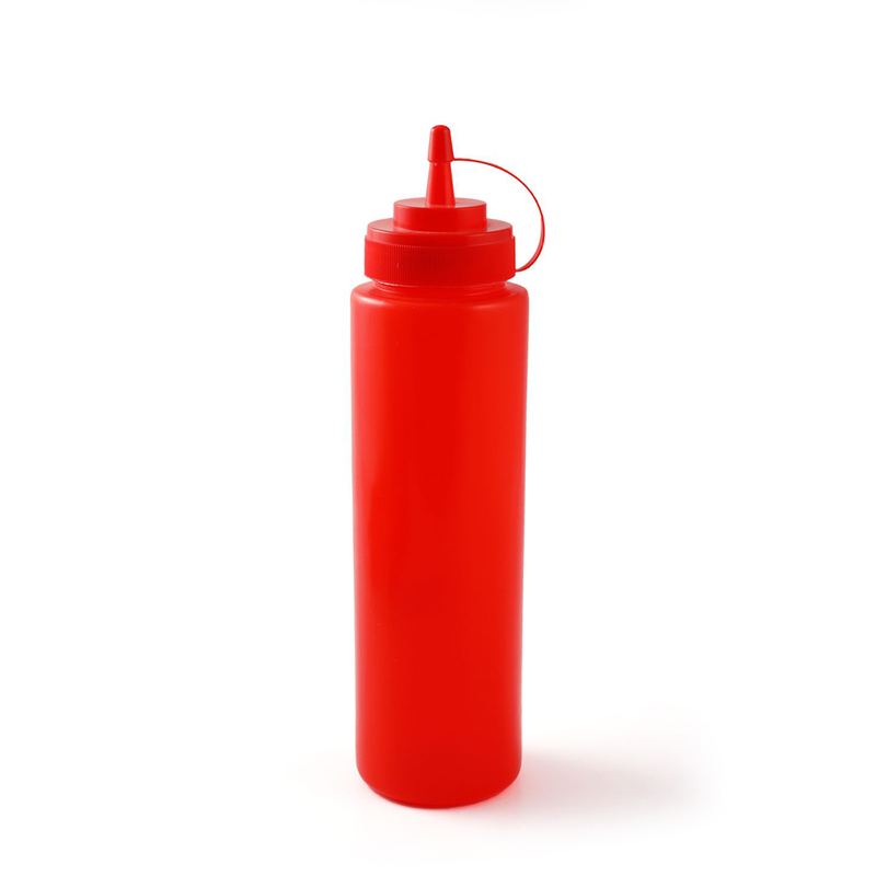 Plastic Squeezer Dispenser with Lid 710 ml - Al Makaan Store