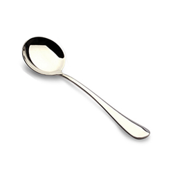Vague Plano Stainless Steel Soup Spoon 3 Piece Set - Al Makaan Store