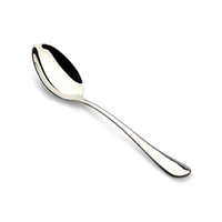 Vague Plano Stainless Steel Dessert Spoon 3 Piece Set - Al Makaan Store