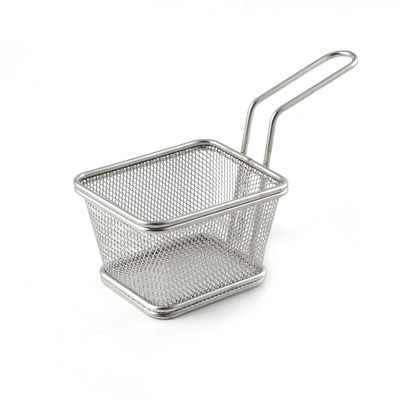 Stainless Steel Square Fry Basket with Handle - Al Makaan Store