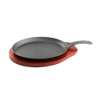 Vague Oval Sizzling Pan with Base 38 cm - Al Makaan Store