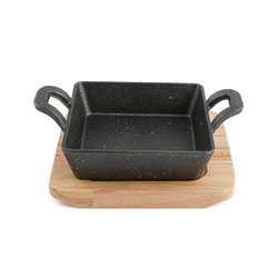 Vague Square Sizzling with Base 12.5 cm - Al Makaan Store
