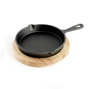 Vague Round Sizzling Pan with Base - Al Makaan Store