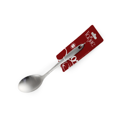 Vague Stainless Steel Serving Spoon 26 cm - Al Makaan Store