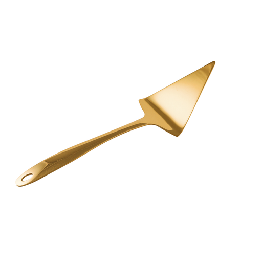Vague Stainless Steel Golden Cake Shovel 28 cm - Al Makaan Store