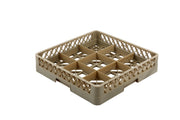 Jiwins Plastic Compartment Glass Rack Beige - Al Makaan Store