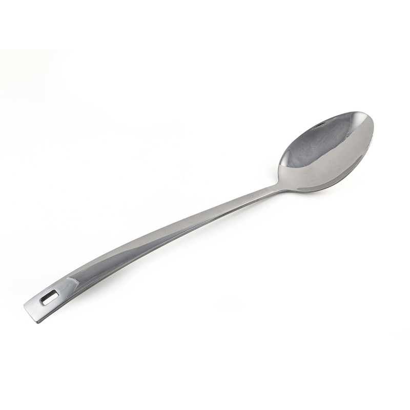 Stainless Steel Cooking Spoon Silver - Al Makaan Store