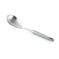 Heavy Duty Stainless Steel Solid Cooking Spoon 31 cm - Al Makaan Store