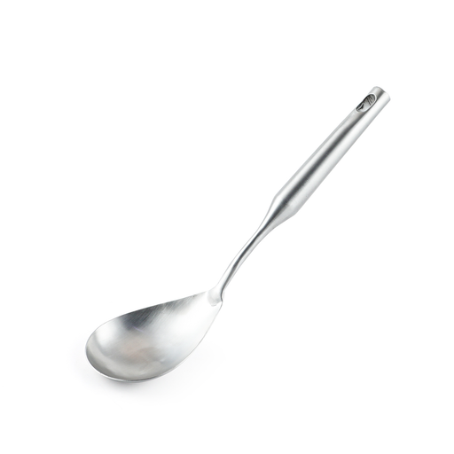 Heavy Duty Stainless Steel Solid Cooking Spoon 31 cm - Al Makaan Store