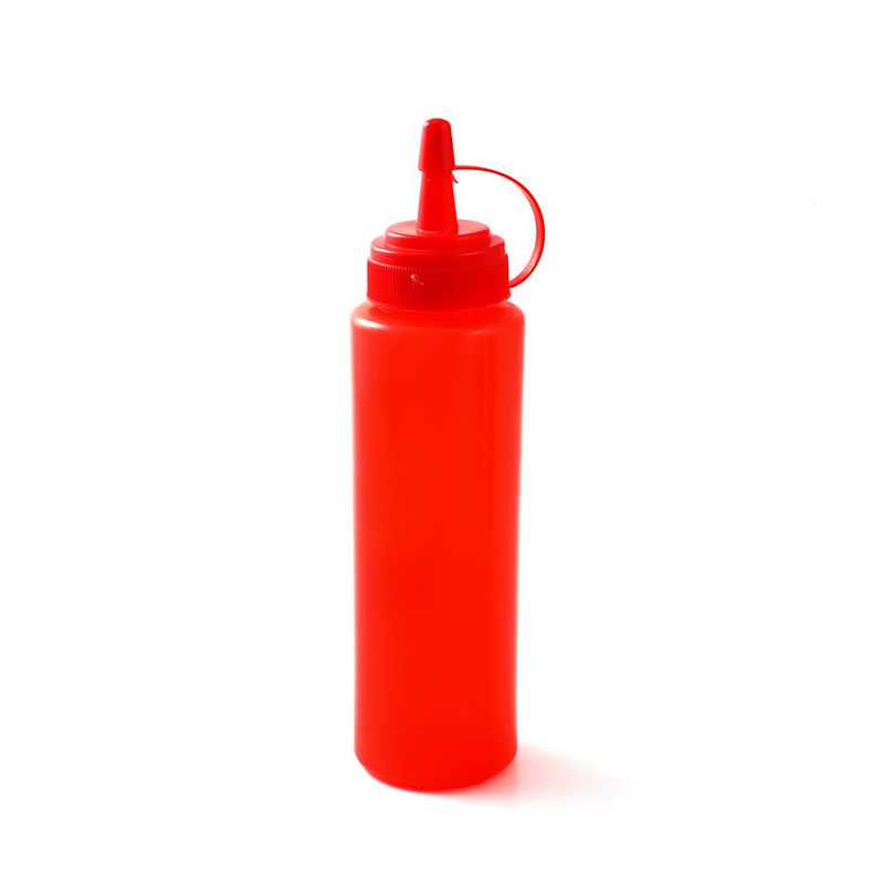 Plastic Squeezer Dispenser with Lid 240 ml - Al Makaan Store