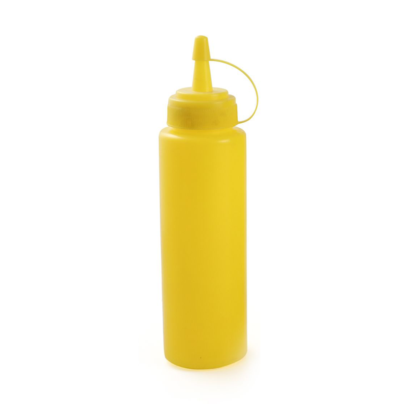 Plastic Squeezer Dispenser with Lid 240 ml - Al Makaan Store