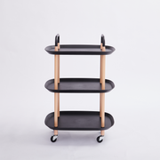 Vague 3-Tier Boat Plastic Rolling Cart - Al Makaan Store