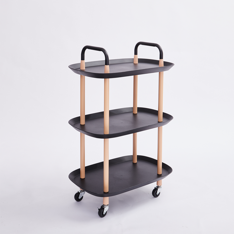 Vague 3-Tier Boat Plastic Rolling Cart - Al Makaan Store