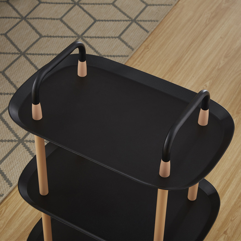 Vague 3-Tier Boat Plastic Rolling Cart - Al Makaan Store
