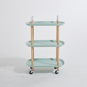 Vague 3-Tier Boat Plastic Rolling Cart - Al Makaan Store