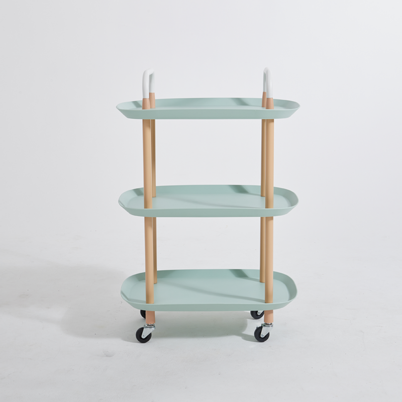 Vague 3-Tier Boat Plastic Rolling Cart - Al Makaan Store