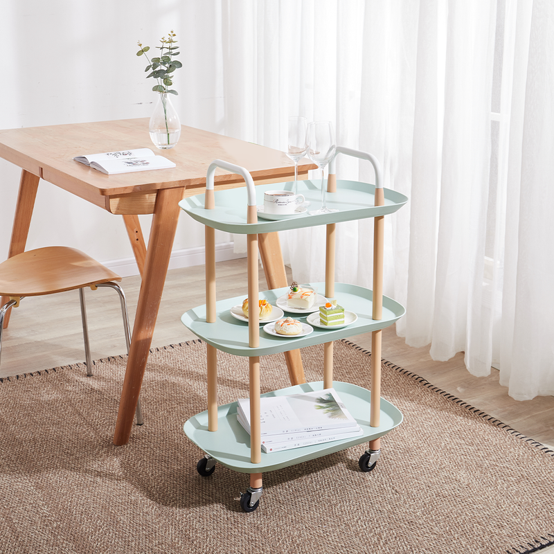 Vague 3-Tier Boat Plastic Rolling Cart - Al Makaan Store