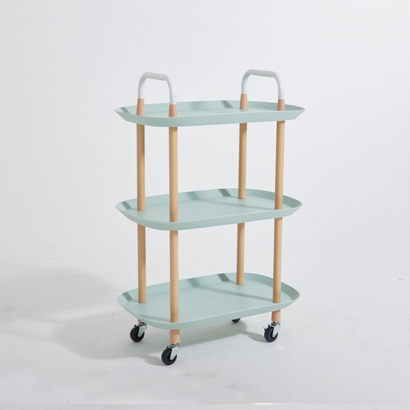 Vague 3-Tier Boat Plastic Rolling Cart - Al Makaan Store