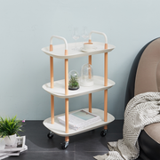 Vague 3-Tier Boat Plastic Rolling Cart - Al Makaan Store