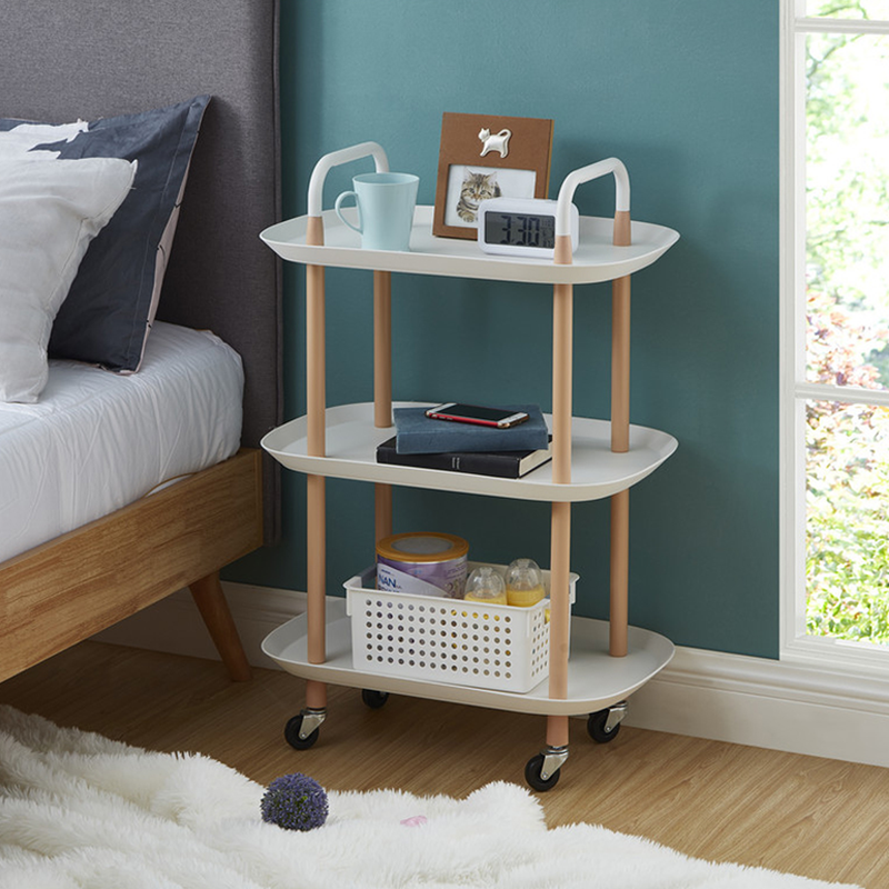 Vague 3-Tier Boat Plastic Rolling Cart - Al Makaan Store